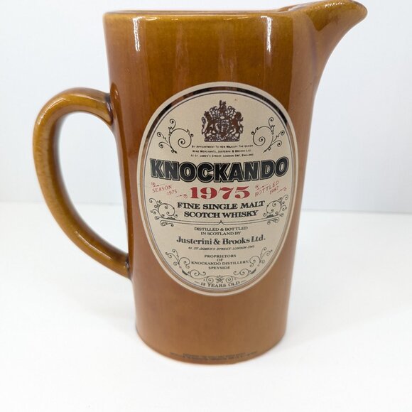 Knockando 1975 Fine Single Malt Scotch Whisky Advertising Pub Jug Water Jug - Picture 4 of 7